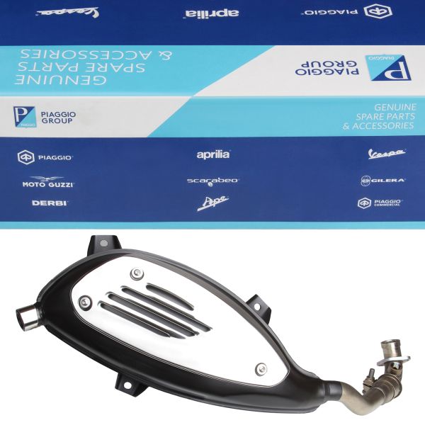 Original Piaggio Auspuff für Vespa GTS GT GTV (1A0093185) (1A0093185)