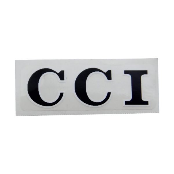 Aufkleber "CCI" separate Ölschmierung für Suzuki RV ZR 50 FR 50 80 GP 100 125 K 125 TS 100 125 185 250 (68171-26000-000)