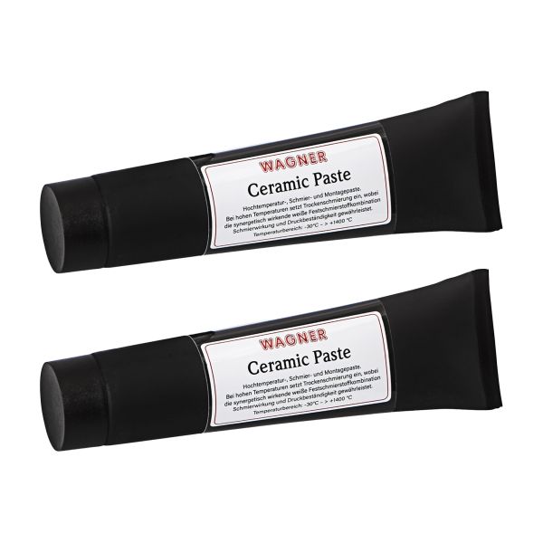 Wagner Ceramic-Paste 2x 100g – Hochtemperatur-Schmierpaste für Bremsen, Schraubverbindungen und Auspuffanlagen (20001611002)