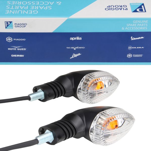 Blinker vorne oder hinten Original Piaggio für MP3 250 300 400 500 Aprilia SRV - 2 Stück (101857)