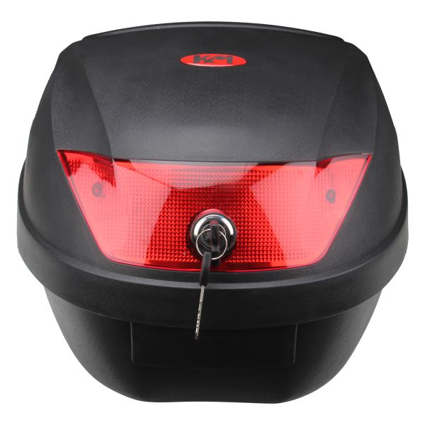 Top Case Koffer schwarz 28L - Reflektor rot (110745)