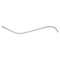 Chrome trim strip right slotted tube Vespa LX S LXV 50 125 2005-