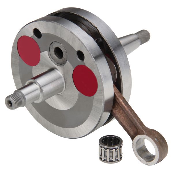 Kurbelwelle Vollwange ORIGINAL (L17 Lager 17mm) für Hercules Prima G3 Lastboy R50S // Sachs 50/3 50/4 (714189)