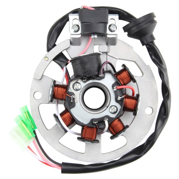 Lichtmaschine Stator 4 Kabel für 2 Takt Chinaroller CPI Keeway Generic ATU 50 (105526)