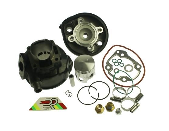 Zylinder Set 70ccm 47mm Evolution für Minarelli LC liegend Aprilia Rally SR Area 51 / MBK YQ Nitro / Yamaha Aerox Jog (160450)