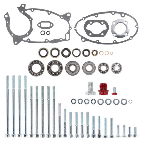 Motor Reparatur Satz inkl. Schrauben für Zündapp KS 50 Cross Super Sport Typ 517 530 / GTS 50 Typ 529-028 029 (106323)