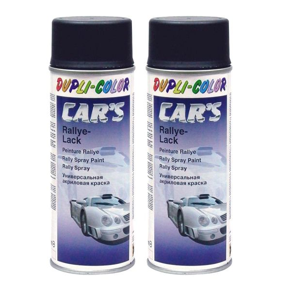 Duplicolor Car's Rallye Lack Lackspray schwarz glänzend 2x 400 ml. (DU3858652_23062809293543)