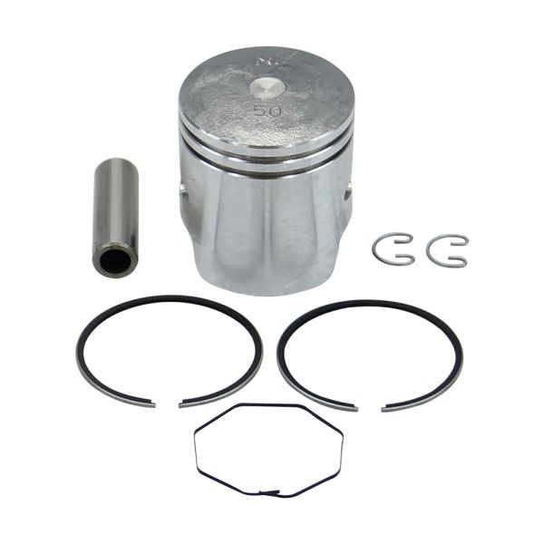 Kolben Set 70ccm 2-Ring (Bohrung 45,5mm / Kolbenbolzen 12mm) Honda MT MB 50 (189119)