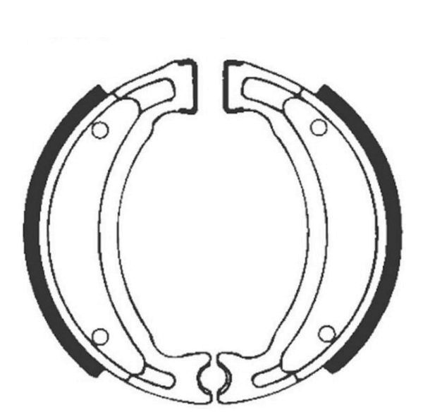 Bremsbacken für Trommelbremse EBC mit Federn Typ Y503G Grooved (681134)