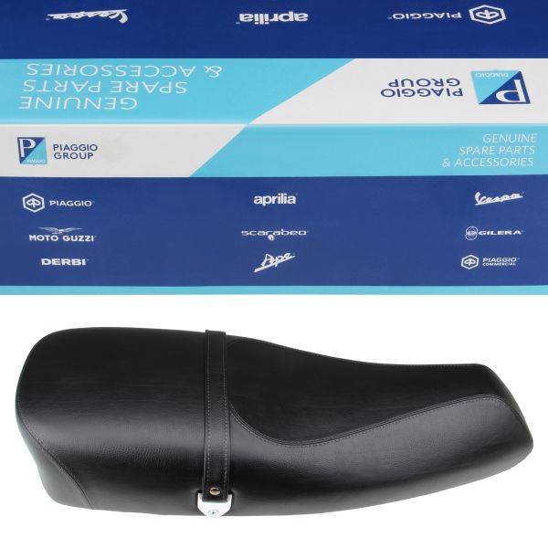 Sitzbank schwarz original für Piaggio Vespa PX 80-200 PE Lusso MY (673291)
