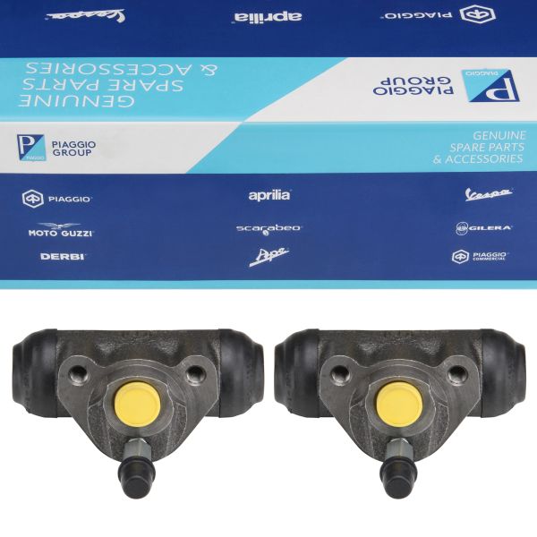 2x Radbremszylinder hinten für Piaggio Ape 50 FL3 FL Mix RST TM P50 TL5T TL6T (2457652)