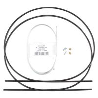 Universal Bowdenzug Seilzug 2x Nippel Hülle Gaszug 2 Meter für Roller Moped Motorrad (1039272)