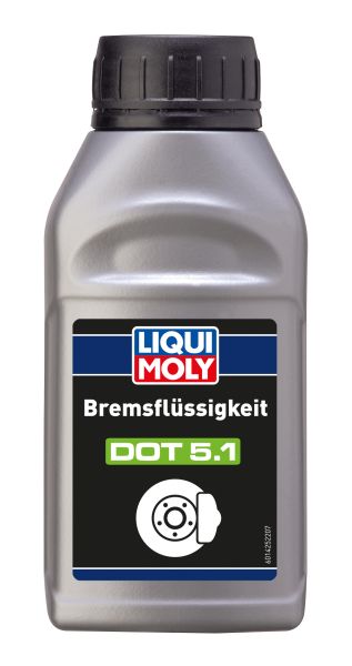 Liqui Moly Bremsflüssigkeit DOT 5.1 0,25 L - Hohe Performance für Ihre Bremsen (LM21160)
