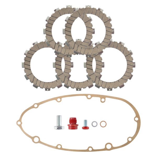 Ölschrauben + Kupplungsdeckeldichtung + Lamellen für Zündapp KS 125 175 Typ 521 - Citomerx (108827)