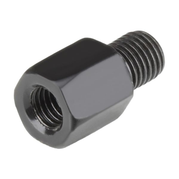 Spiegeladapter schwarz (Spiegel: M8 Rechtsgewinde / Lenker: M10 Rechtsgewinde) (160123)