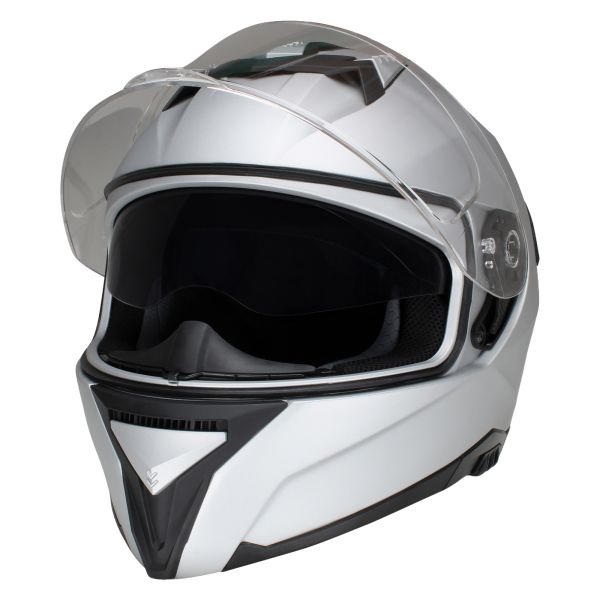 Motorradhelm Integralhelm CMX ARES silber matt  Größe XL (13655050)