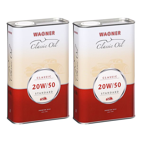 Wagner Motorenöl SAE 20W-50 Standard – robustes Hochleistungsöl für Benzin- & Dieselmotoren (20001080012)