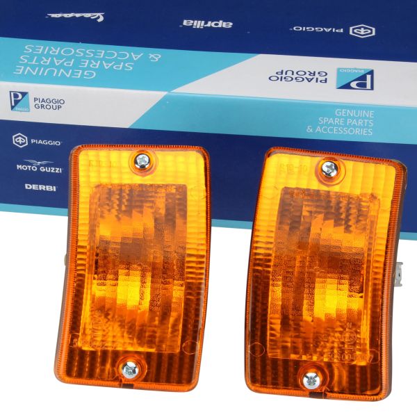2x Original Piaggio Blinker vorne rechts und links Vespa PK XL XL2 Ersatzteilnummer 102063 (102063)