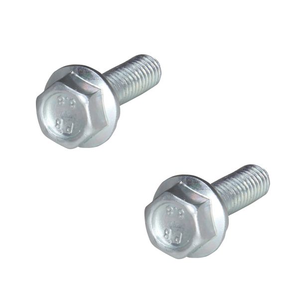 2x Sechskantschraube mit Flansch M6 x 20 8.8 verzinkt DIN 6921 Auspuff GY6 QMA QMB (112676)