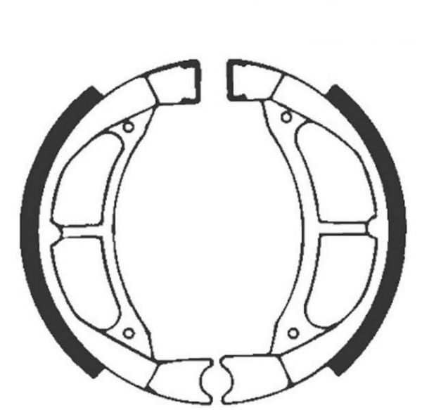 Bremsbacken für Trommelbremse EBC mit Federn Typ Y502 (681009)