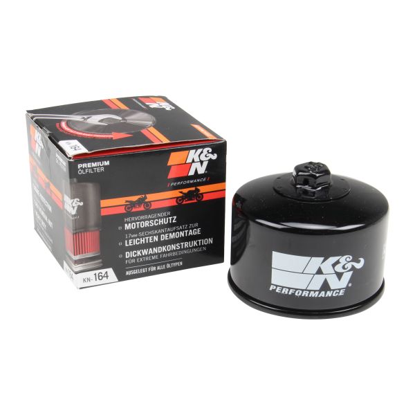 K&N Premium Ölfilter KN-164 17mm Sechskant für BMW R 1200 GS R ST HP2 K1600 GT (109529)