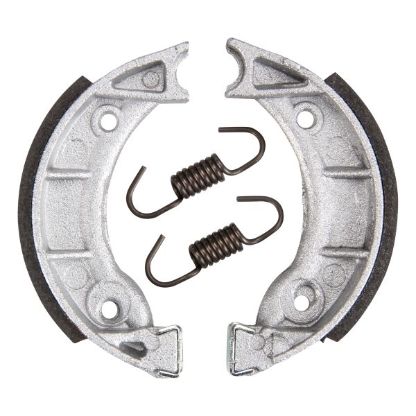 RMS Bremsbacken für Trommelbremse mit Federn (90x18mm) für Piaggio Boss Boxer Bravo Ciao Si Superbravo 50 (225120190)